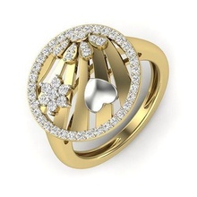 diamante argolas homens solitário esterlina imprimível anel platina brilhante Casamento noivado jóia jóias prata joalheria ouro precioso masculino noivo 3d print model - Mito3D
