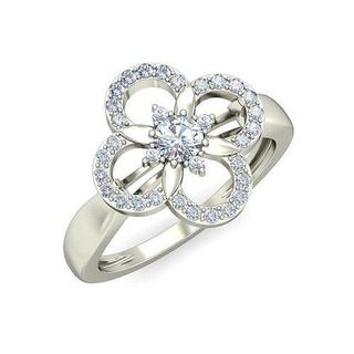 diamante solitario anillo joyería joya oro imprimible plata anillos Boda compromiso platino brillante colgante pendiente libra esterlina 3d print model - Mito3D