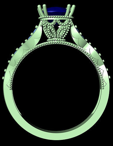diamante solitário anel jóias mulheres joalheria precioso platina quilate prata imprimível ouro gema luxo argolas noivado Casamento jóia banda moda 3D print model - Mito3D