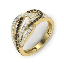 diamante solitario nozze Fidanzamento squillare anelli platino gioielleria single animazione tri stella sterlina stampabile gemma argento 3d print model - Mito3D