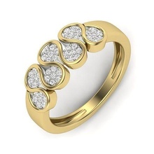 diamant solitaire mariage engagement bague tiffanyribbonring tiffany or imprimable blanc bijou argent Zennio bijoux anneaux gemme noir engagem 3d print model - Mito3D