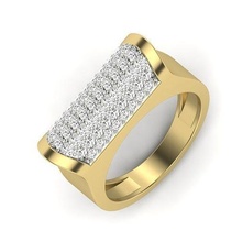 diamond solitaire wedding engagement ring 3d print model rings platinum jewellery jewelry single animation tri star daimond 3d print model - Mito3D
