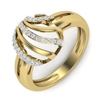 Diamant Solitär Hochzeit Engagement Ring Ringe Juwel Schmuck Bypass Ding druckbar Gold Mode engagem Schönheit Sterling Silber 3d print model - Mito3D