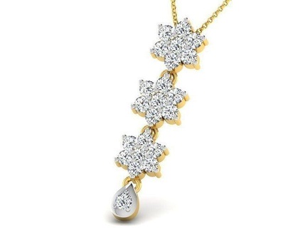 diamonds pendant jewelry necklace chain gold silver platinum wedding bridal gemstones precious luxury sapphire heart oval key letters emerald ruby pendants 3d print model - Mito3D