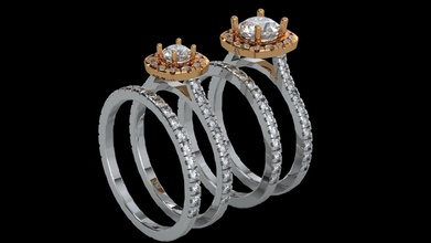 diamonds rings jewelry jewels jewel fashion gems gemstone stone love beautiful cute ring engagement diamond luxury gem symbol 3d print model - Mito3D