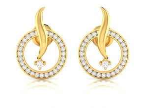 Diamanten Frauen Ohrringe Schmuck Ohrring Stahl Luxus glasiert Platin disjunkt Technologie Reichtum Chrom metallisch Gold Silber Juwel Armband Münze Ringe 3d print model - Mito3D