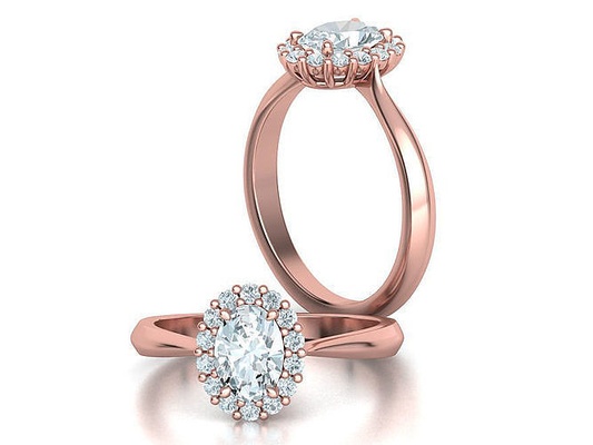 diane ovale engagement bague 7x5 couper calcul 3dmodel promettre saphir diamant mossonaite imprimable brillant classique etats unis canada uk italie france mexique uni états bijoux anneaux 3d print model - Mito3D