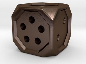 dice games-toys jewelry game chance luck pendant keychains accessory art house engine gadget artchallenge games toys challenge 3d print model - Mito3D