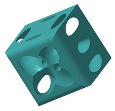 dice games-toys game polygon chance luck art home accessory pendant gadget gadgetchallenge artchallenge games toys 3d print model - Mito3D