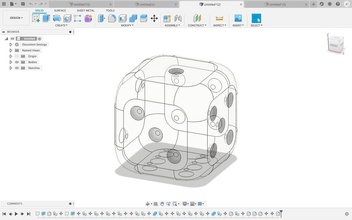 dé 3d imprimable texturé cube Plastique Jeux jouets 3d print model - Mito3D
