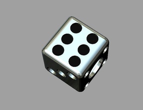zar boncuk takı dicebead goldbeads pandorabeads pandora oyun kartı casino şans küp oynuyor poker eğlenceli şanslı <url> yazdırılabilir altın bilezik 3d print model - Mito3D
