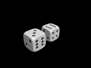 dice max game cube playing backgammon hobby diy 3d print model - Mito3D