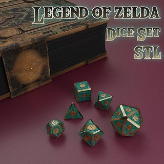 dice set zelda tears kingdom dnd miniatures fantasy 32mm board games game toys art tearsofthekingdom toy rpg role tabletop boardgame wargame miniature accessories 3d print model - Mito3D