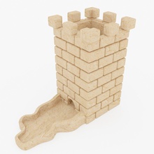 zar Kulesi oyun-oyuncak kule oyna Yönetim Kurulu oyun kale oyunlar duvar taş rastgele rastgelelik Ortaçağ pinnacle çeşitli modelleri modeller oyuncaklar oyuncak oyunları 3d print model - Mito3D