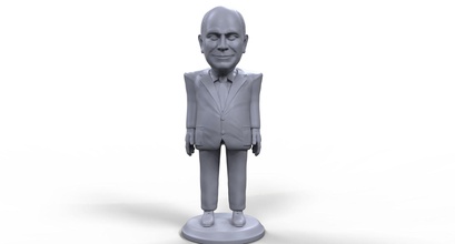dick cheney stylized high quality 3d printable miniature games-toys politican political leader vice president usa elections diick man people human board game sculpture art memorabilia collectible candidate person games toys accessories 3d print model - Mito3D
