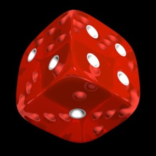die-modèle d'impression jeux-jouets mourir dé chance en jouant le poker cube casino gamble de l'argent jeu 3dprint jeux les jouets 3d print model - Mito3D