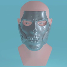 ölmek sert adam maske ölüm karaya vurma ps4 video oyun kostüm oyunu hayran sanat köprüler sam hamal uca karakter ludens aksesuarlar kılık değiştirme taramalar kopyalar 3d print model - Mito3D
