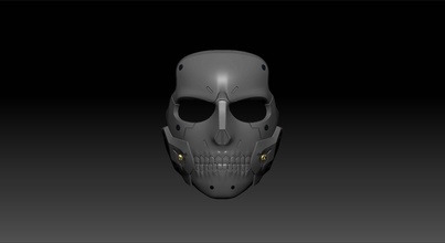 die hardman mask model 3d print hard man cosplay helmet death stranding skull president art games toys game accessories 3d print model - Mito3D