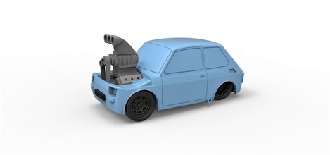 diecast modelo louco decreto 126p escala 1 to 24 carro veículo raça corrida brinquedo impressão imprimível rapidez arrastar deriva dragster passatempo faça automotivo 3d print model - Mito3D