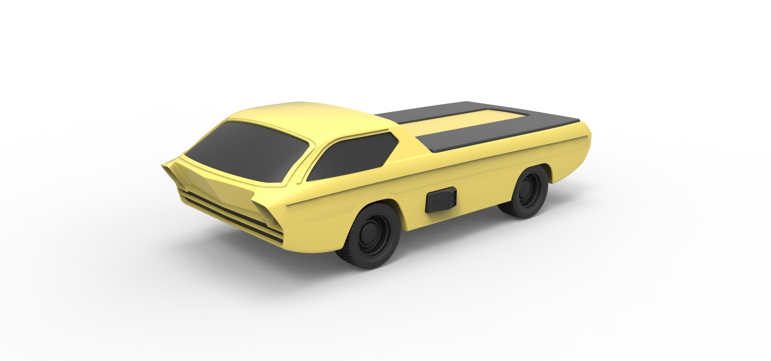 diecast modelo dodge deora 1967 escala 1 24 hobby-diy coche vehículo concepto de juguete fundido a presión la impresión imprimible hobby diy afición bricolaje automoción 3D print model - Mito3D