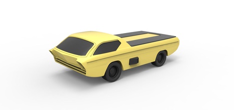 diecast modelo dodge deora 1967 escala 1 24 hobby-diy coche vehículo concepto de juguete fundido a presión la impresión imprimible hobby diy afición bricolaje automoción 3d print model - Mito3D