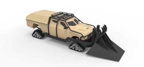 döküm model atlatmak buz veri deposu hızlı 8 ölçek 1 to 24 araba kamyon izlemek izlenen araç offroad arazi fast8 kahraman dondurma 4x4 awd atv mattracks oyuncak yazdır yazdırılabilir hobi kendin yap otomotiv 3d print model - Mito3D