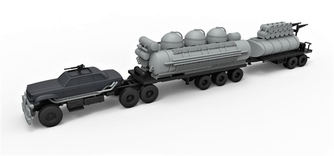 döküm model insanlar yiyen kamyon deli max 4 ölçek 1 to 43 araç kıyametin ardından max öfkeli kopya oyuncak yazdır yazdırılabilir 6x6 çekici kocaman büyük insan askeri zırh hobi kendin yap otomotiv 3d print model - Mito3D