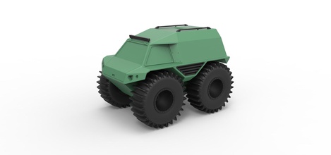 1 24 döküm modeli thor ultimate atv ölçek hobi-diy araba araç kamyon kavram gösteriyor offraod allterrain 4x4 oyuncak baskı yazdırılabilir hobi diy Otomotiv 3d print model - Mito3D
