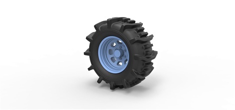 moulé pression route roue 35 pneu véhicule impression imprimable jouet escaladé loisir diy automobile 3d print model - Mito3D