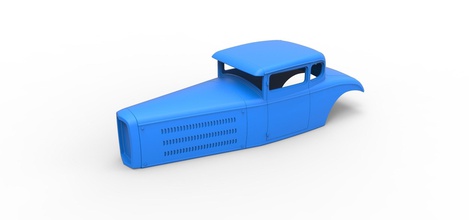fundido a presión shell modelo de hot rod escala 1 24 hobby-diy vehículo juguete la impresión imprimible parte cuerpo hobby diy afición bricolaje automoción coche 3d print model - Mito3D