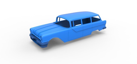 diecast shell oldschool carro escala de 1 a 24 hobby-diy do veículo imprimir printable brinquedo hobby diy indústria automotiva 3d print model - Mito3D