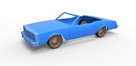 diecast shell wheels buick regal 1977 cabriolet 1 25 car buickregal cabrio scaled classic oldschool toy print printable hobby diy automotive 3d print model - Mito3D
