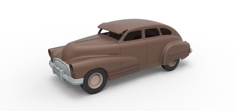 pressofuso shell ruote oldschool auto scala 1 24 hobby-fai da te il veicolo giocattolo in di stampa stampabile hobby fai automotive 3d print model - Mito3D