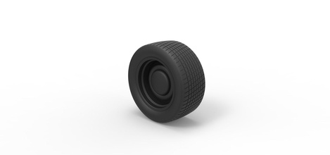 diecast sport wheel 5 hobby-diy tire part car vehicle toy hobby diy automotive 3d print model - Mito3D