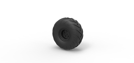 diecast wheel argo offroad allterrain tire car vehicle truck toy hobby diy automotive 3d print model - Mito3D