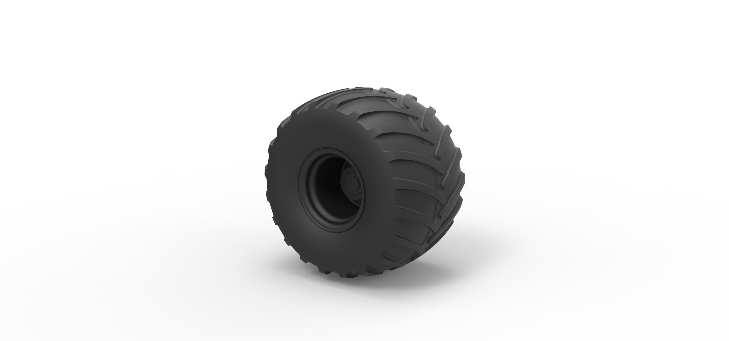 moulé pression roue monstre camion route terrain pneu voiture véhicule jouet automobile loisir diy 3D print model - Mito3D