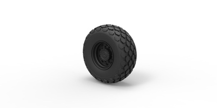 moulé pression roue roller compactor pneu véhicule tracteur compacteur jouet loisir diy automobile 3d print model - Mito3D