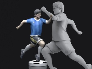 diego maradona 3d yazdırılabilir spor heykel futbol sanat eseri şık minyatürler rakamlar heykelcik karakter adam insan napoli barcelona arjantin el tanrı heykeller 3d print model - Mito3D