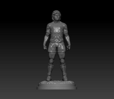 diego maradona bode rei futebol melhor jogador Argentina jogos brinquedos 3d print model - Mito3D