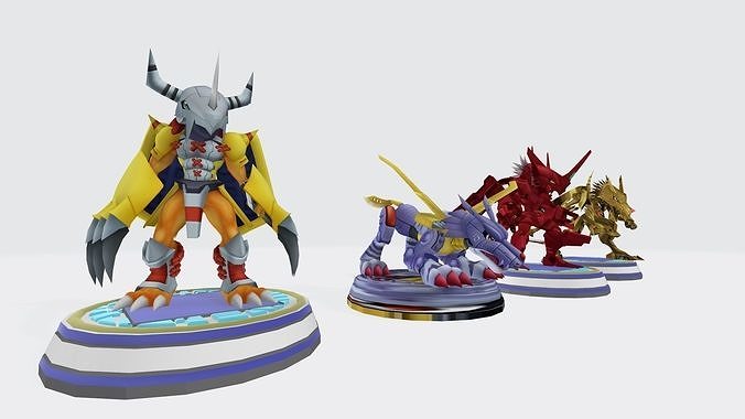 digimon sd monster anime cartoon games toys 3D print model - Mito3D