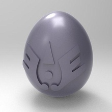 digimon seraphimon Pasqua uovo Pokemon cartone animato cestino colesterolo coniglietto conchiglia cibo nido guscio d 39 pollo ovale Giochi giocattoli 3d print model - Mito3D