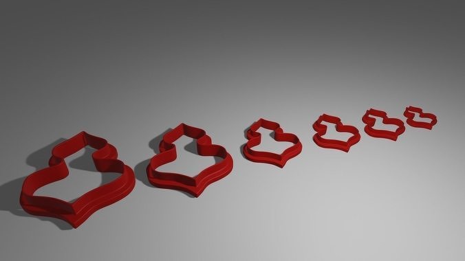 digital Arquivo stl polimérico argila cortadores 3d impressão conceptual símbolo conceito cortador moda 3D print model - Mito3D