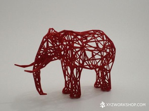digital safari - elephant small elephants savannah african africa mammals zoo mammal wild animal animals tusks art sculptures 3d print model - Mito3D