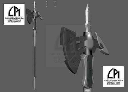 dilanza lanza arma Equipo muestra gundam mecha robot personaje mech anime mecánico ciencia traje móvil bruja mercurio Alto grado juegos juguetes juego accesorios 3d print model - Mito3D