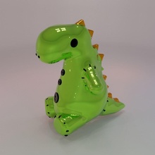 dino soft toy softtoy dinosaur cute t rex creature games toys 3d print model - Mito3D