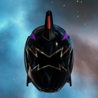 dino thunder black ranger helmet power rangers props cosplay budwin mighty morphin hobby diy 3d print model - Mito3D
