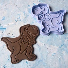 dinosaur cookie cutter cookiecutter games toys house kitchen dining cookiestamp cake food cutting nickelodeon kids play decoration disney micky 3d print model - Mito3D