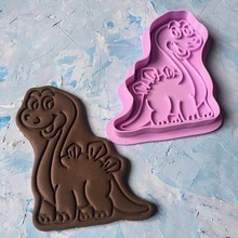 dinosaur cookie cutter cookiecutter games toys house kitchen dining cookiestamp cake food cutting nickelodeon kids play decoration disney micky 3d print model - Mito3D