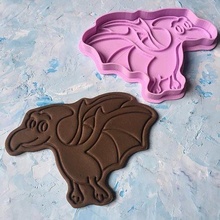 dinozor kurabiye kesici kalıbı oyunlar oyuncaklar ev mutfak yemek cookiestamp kek gıda kesme nickelodeon çocuklar oyna dekorasyon disney micky 3d print model - Mito3D