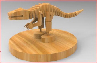dinosaure finale jeux-jouets pièce maîtresse jouet film voiture jeux les jouets 3d print model - Mito3D